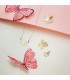 Pendentif pour Femme Slim Butterfly Or 18K 9 mm