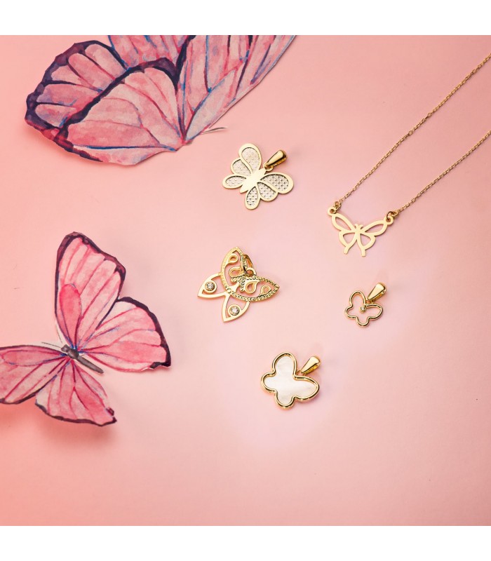 Collier Butterfly 18 Carats