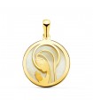 Pendentif Vierge 18 Carats 17 mm