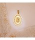 Medalla Milagrosa Oro 18K Cerco Calado 30 mm - virgen milagrosa - medallas religiosas