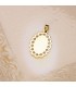 Medalla Milagrosa Oro 18K Cerco Calado 30 mm - virgen milagrosa - medallas religiosas