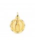 Médaille Vierge Valvanera Or 18K 20mm Facettée
