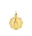 Medaille aus 18K Gold Jungfrau Maria P1570