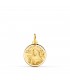 Medalla Santa Rita Oro 18K 14mm Bisel - Santa Rita de Casia - patrona