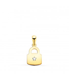 Boucles D’oreilles Or Jaune 18K – Pendentif Marguerite 6 Mm, Fermoir, Neuf Avec étiquettes