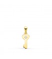 Colgante Llave Oro Amarillo 18K