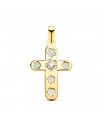 Kreuz Anhänger Gold 18K 22215