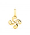 Pendentif Lauburu Or Jaune 18K 15 mm