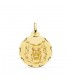 Alda Joyeros, joyería online. Medalla Cristo Santa Faz Oro 18K 22mm Tallada