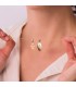 Pendentif Main de Fatma 18 Carats, porte-bonheur en filigrane - Colliers femme