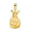 Médaille Silhouette Jésus Christ Captif Or 18K 28mm