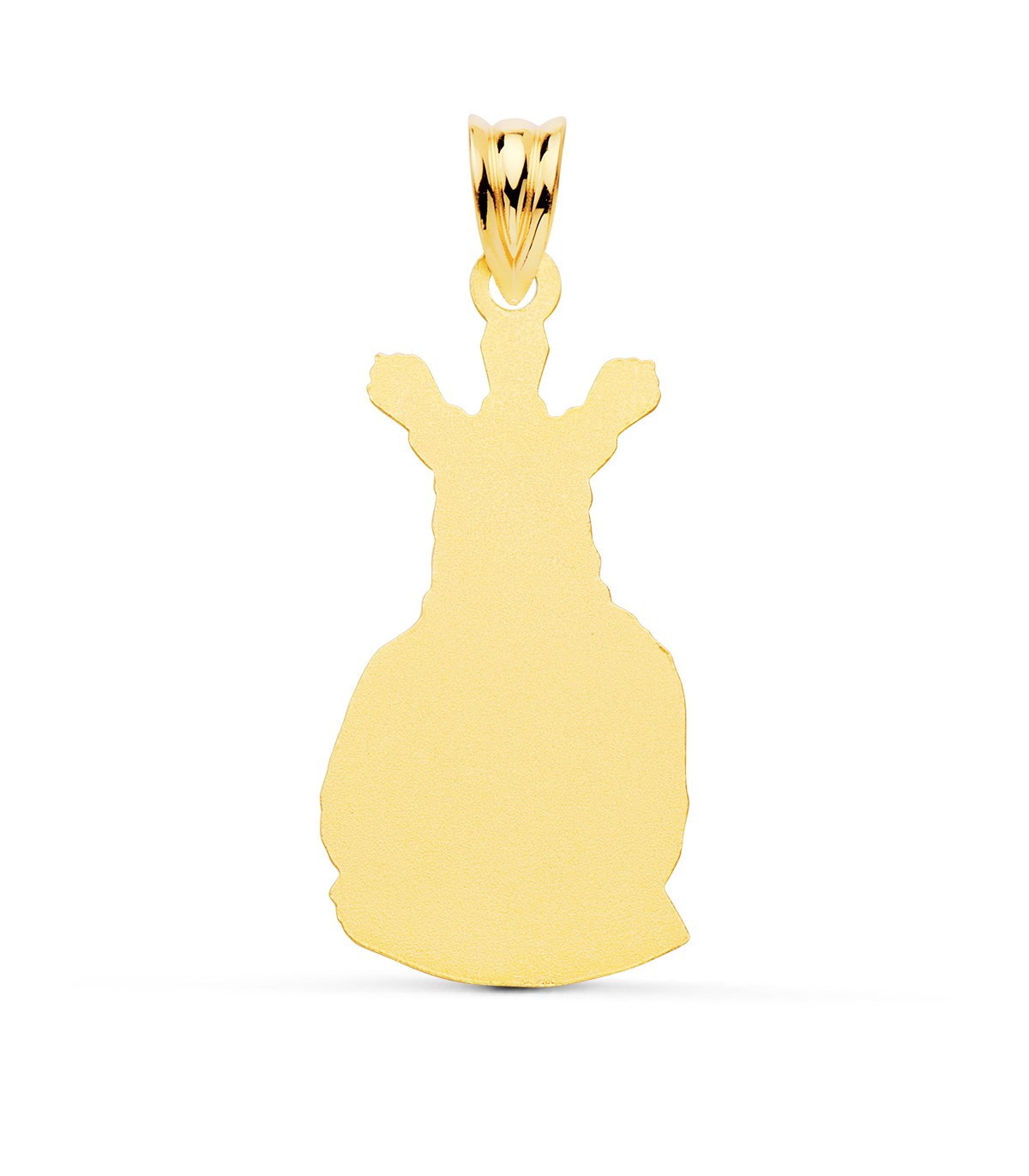 Médaille Silhouette Jésus Christ Captif Or 18K 28mm