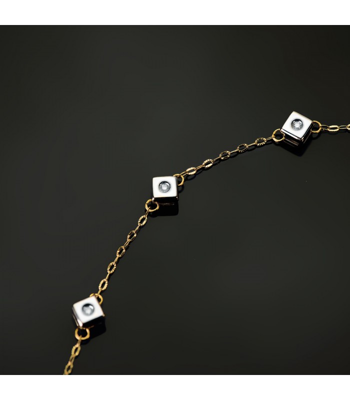 Pulsera Diamantes Delicia Oro 18K 0.045 Qtes.