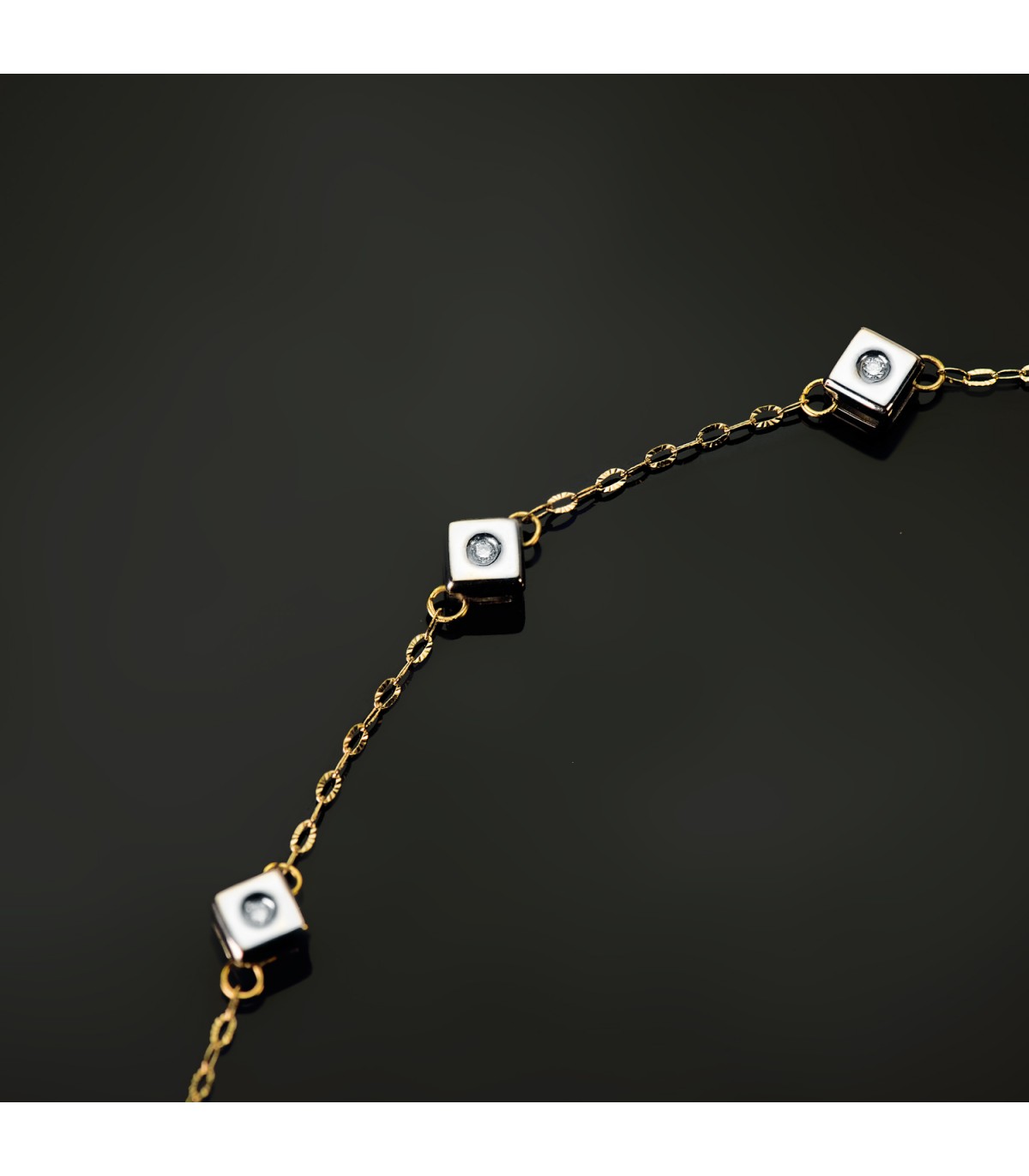 Pulsera Diamantes Delicia Oro 18K 0.045 Qtes.