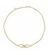 Cavigliera in oro 18Kt Infinito - Gioielli donna