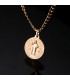 Medalla de San Benito Oro 18K Mate y Brillo 18mm - medallas de san benito
