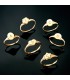Anelli personalizzati oro 18kt con incisione iniziali, anello donna - Collezione Sign Chevalier