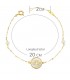 Bracelet Femme Or 18K Arbre de vie Nacre 20cm - bracelet femme, bracelet or, bijoux en ligne