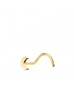 Piercing Nez Femme Or 18K Lune