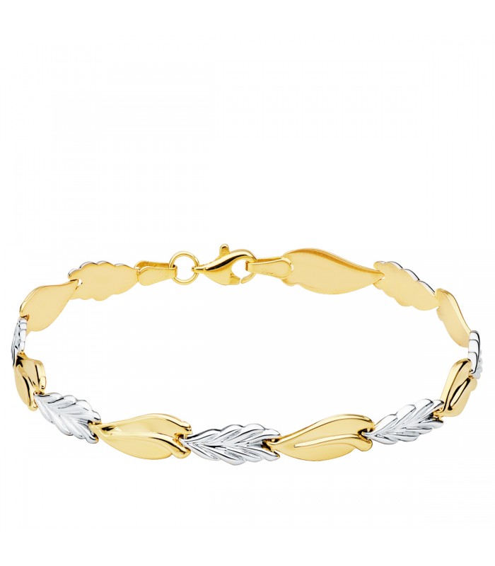 Bracelet Femme Niamey Or Bicolore 18K