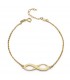 Pulsera oro Infiniti