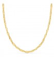 Cadena Singapur Oro Amarillo 18K 4mm 50cm