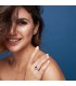 Orecchini Sybil oro bianco 18kt diamanti e zaffiro