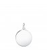 Alda Joyeros, joyería online | Chapa Redonda Oro Blanco 9K 16 mm Brillo | colgante con grabado