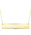 Namenskette Personalisiert (Barrenkette) DA14608-35 18K Gold