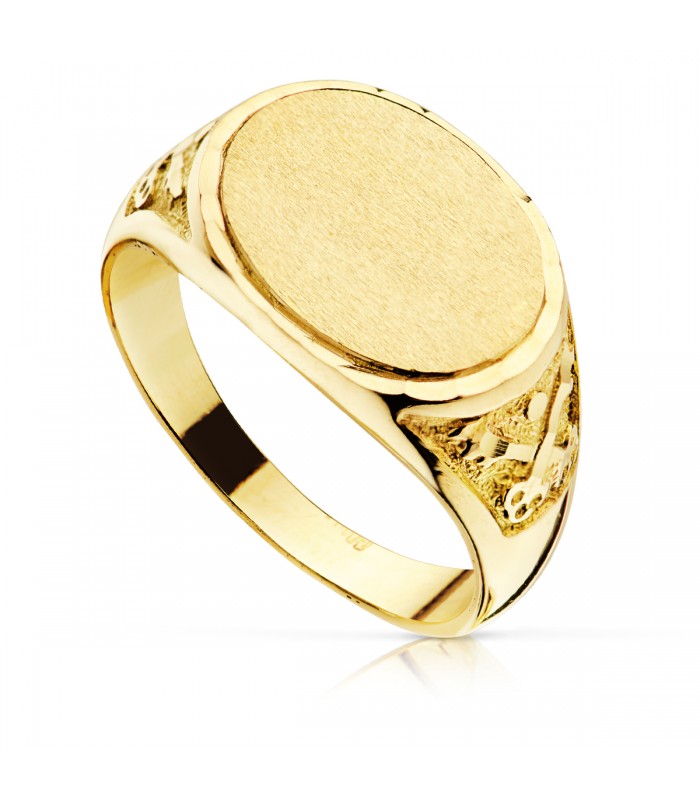 Alda Joyeros, joyería online | Sello hombre Magnus Amarillo Oro 18K macizo | comprar joyas on line de hombre