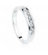 Alliance de mariage en Or Blanc 750 avec Diamants. Acheter alliances en ligne.