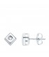 Boucles d'oreilles Chérie Diamants 0.040 Ct. OB 18K