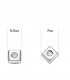 Boucles d'oreilles Chérie Diamants 0.040 Ct. OB 18K