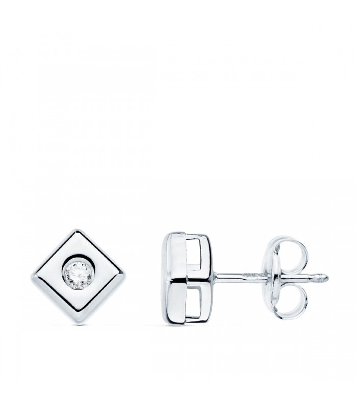 Diamant Ohrstecker | 750 Weißgold P1902-OBP220
