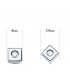 Boucles d'oreilles Chérie Diamants 0.100 Ct. OB 18K
