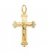 Cruz Diamantada Oro 18 K Cristo 35 mm - Colgante cruz de oro, crucifijo - joyas online