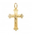 Croix Diamantée Or 18 K Christ 35 mm