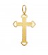 Cruz Calada Diamantada Oro 18K - Colgante cruz de oro, crucifijo - joyas online