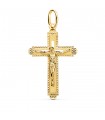 Anhänger Kreuz mit Jesus 750 Gold P4347