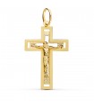 Anhänger Kreuz mit Jesus 750 Gold P4348