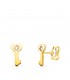 Pendientes Llave Oro Amarillo 18K - pendientes para mujer de oro - joyas online