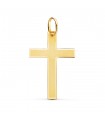 Cruz Plana Rectangular Oro 18K 29 mm