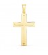 Croix Or 18 K Rectangulaire Plate