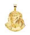 Colgante Rostro de Cristo Oro 18K 30mm