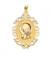 Anhänger 750er Gold Jungfrau Maria P9260-VN23