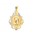 Religiöse Medaille Jungfrau Maria 18K Gold P9255-VN6