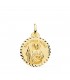 Alda Joyeros, joyería online | Medalla San Judas Tadeo Oro 18K 20mm Talla | Colgante santo, oración, joyas religiosas