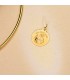 Alda Joyeros, joyería online | Medalla San Judas Tadeo Oro 18K 20mm Talla | Colgante santo, oración, joyas religiosas
