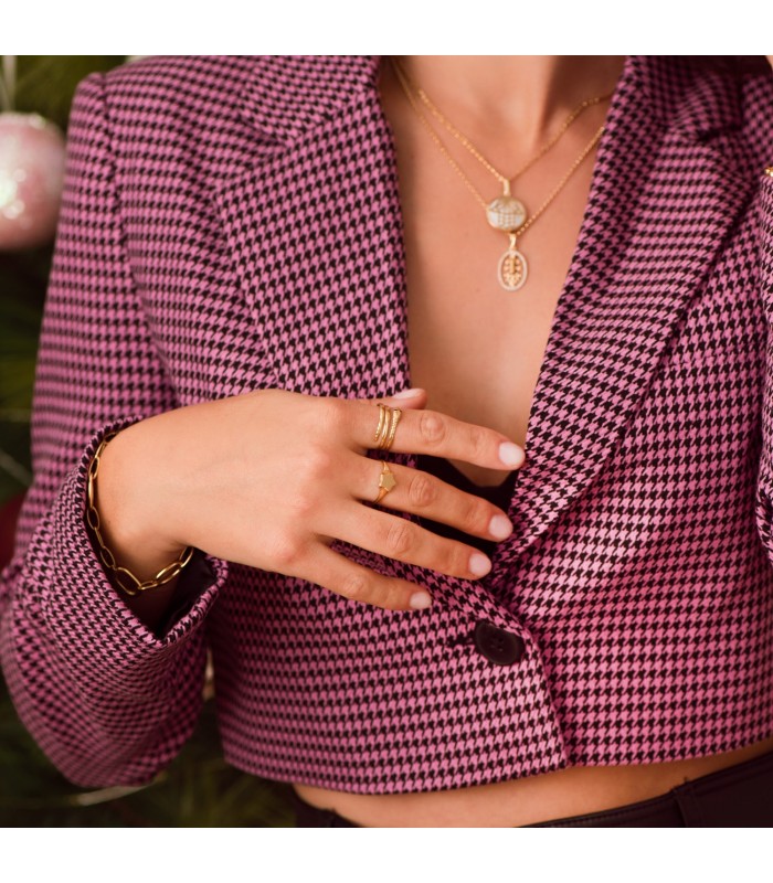 Anillo de oro serpiente entrelazada joyas mujer 18 kilates Zafiro - Sortijas de mujer