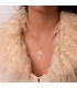 Catena oro sottile a maglia allungata Cheval -  Collana catenina da donna 1mm 45cm